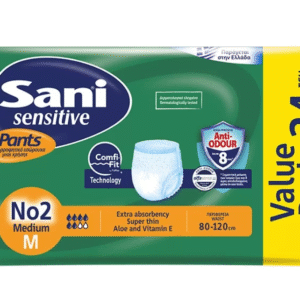 حفاضات شورت Sani مقاس M موفر 24 قطعة